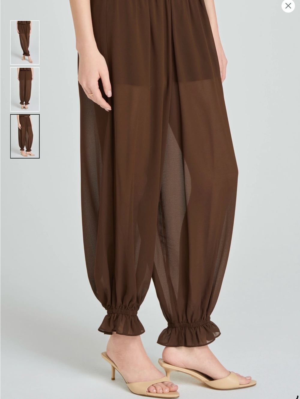 WAYF On Trend  Olive Green Ballon/Harem Pants